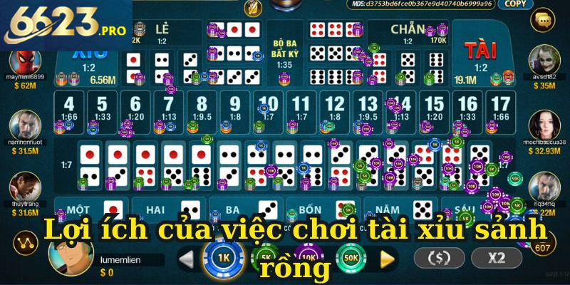tai xiu sanh rong 3